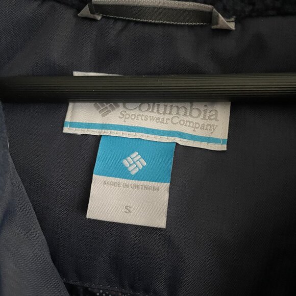 Firm. NWT Columbia Suttle Mountain Thermal Winter Coat Parka. Navy Women's SMALL - Picture 7 of 11